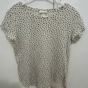 White Polka Dot Shirt